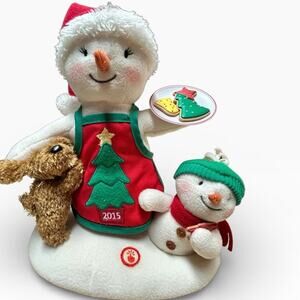 Hallmark 2015 Jingle Pals Snowman & Dog Time for Cookies Animated Musical 10”